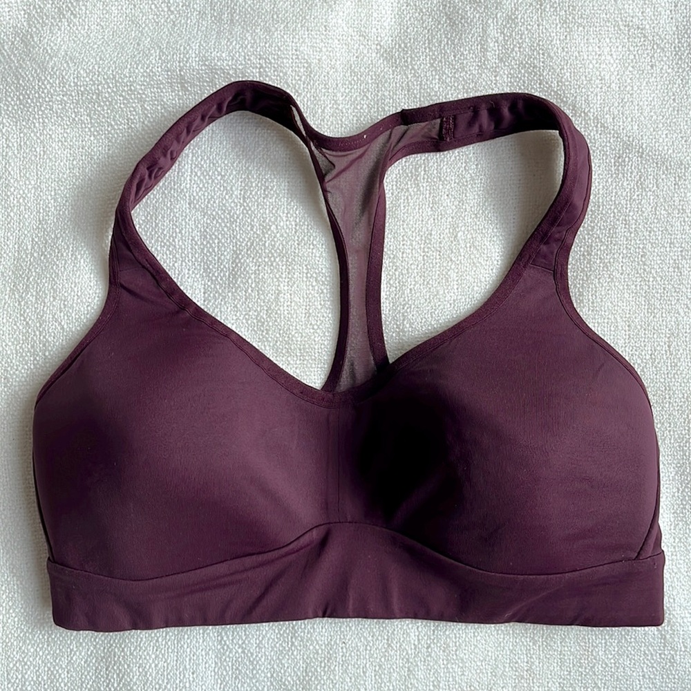 LULULEMON sport bra top red wine‎ size 6